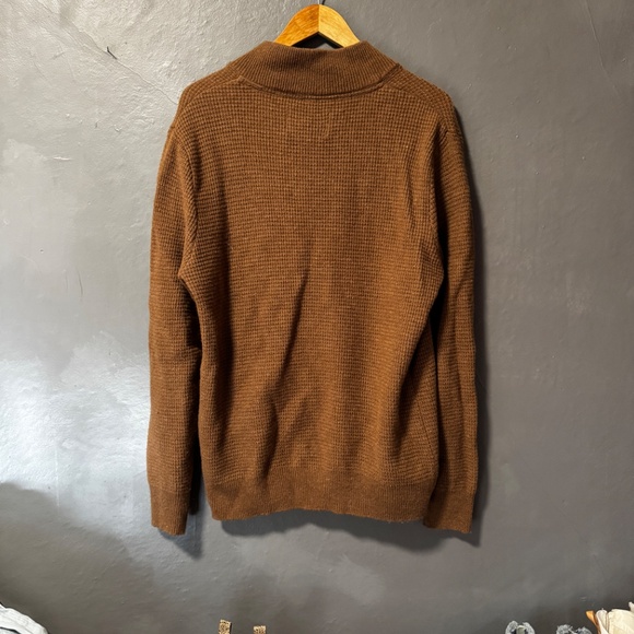 SCHOTT Shawl Collar Wool Blend Sweater - Picture 2 of 5